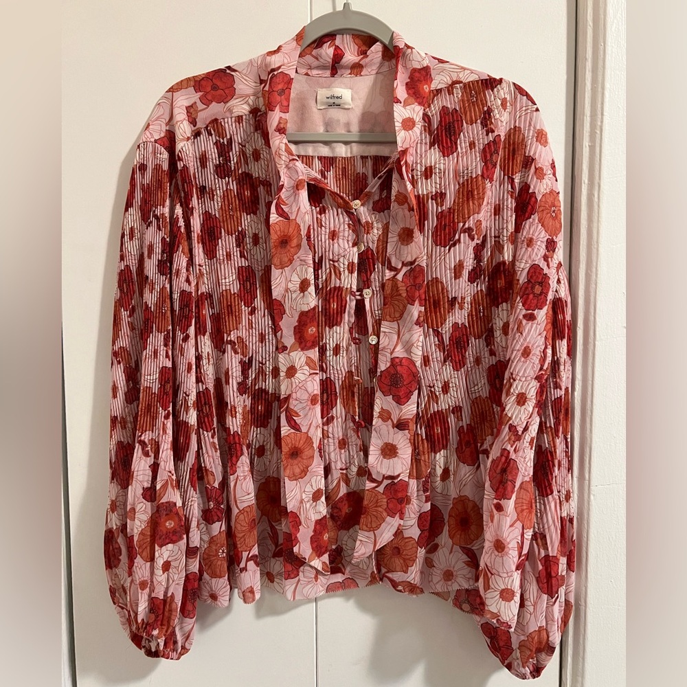 Aritzia Long Sleeve Blouse